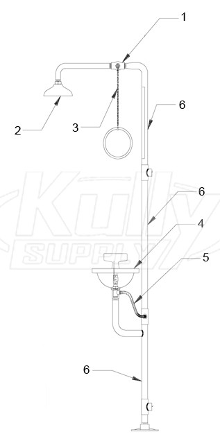 Speakman SE-601 Combo Parts Breakdown