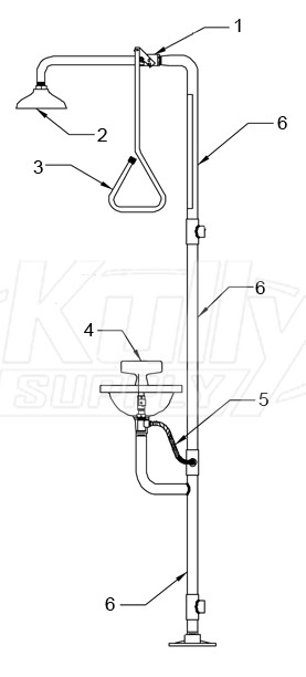 Speakman SE-603 Combo Parts Breakdown