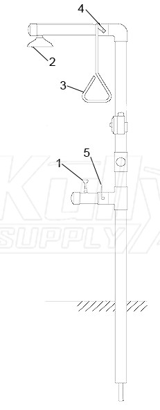 Speakman SE-6100-C1D2 Heat-Traced Unit Parts Breakdown