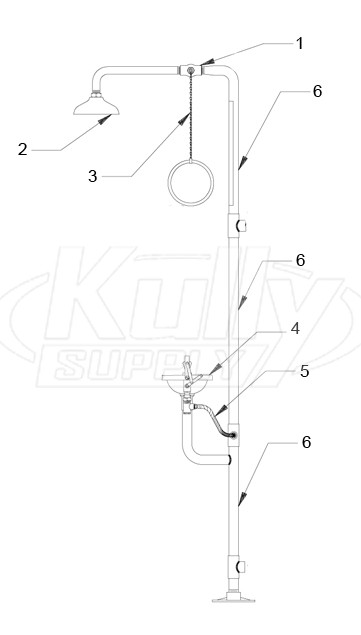 Speakman SE-614 Combo Parts Breakdown