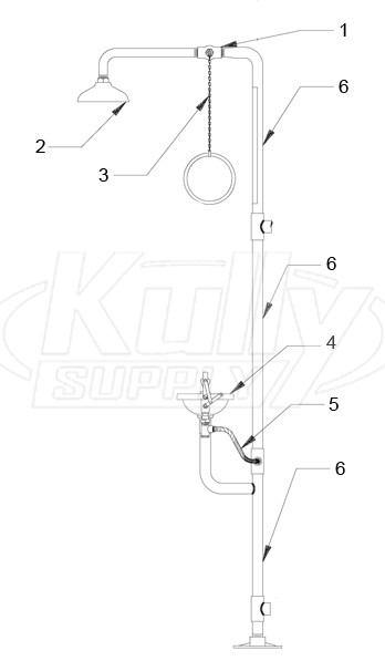 Speakman SE-615 Combo Parts Breakdown