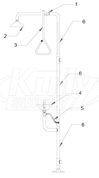 Speakman SE-617 Combo Parts Breakdown