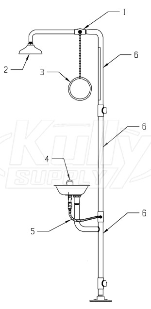 Speakman SE-691 Combo Parts Breakdown