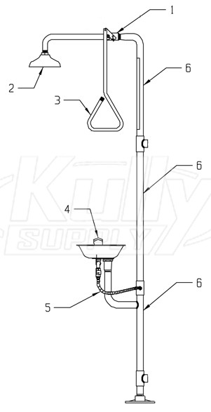 Speakman SE-693 Combo Parts Breakdown