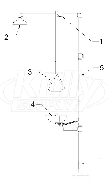 Speakman SE-693-ADA Combo Parts Breakdown