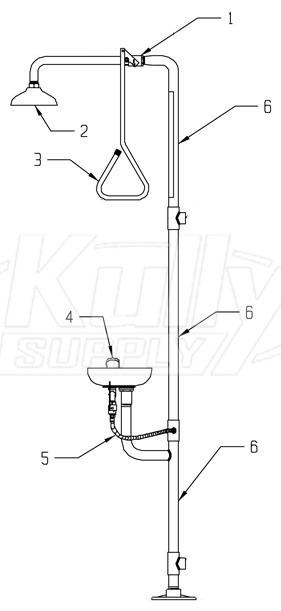 Speakman SE-695 Combo Parts Breakdown