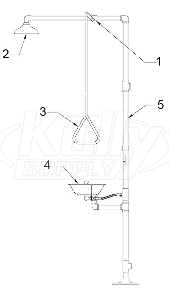 Speakman SE-695-ADA Combo Parts Breakdown