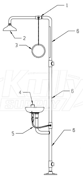 Speakman SE-696 Combo Parts Breakdown