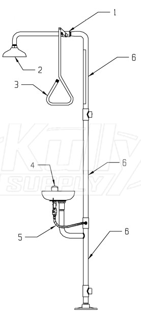 Speakman SE-697 Combo Parts Breakdown