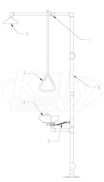 Speakman SE-697-ADA Combo Parts Breakdown