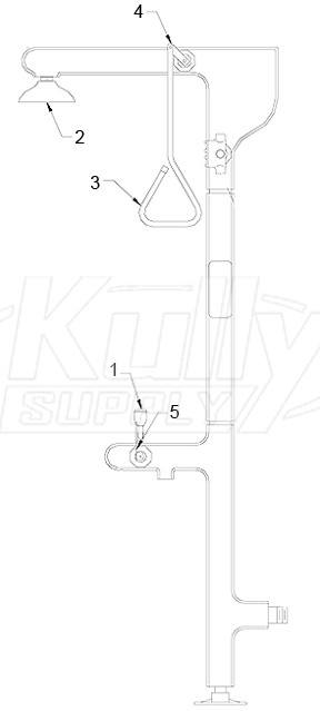 Speakman SE-7000 Heat-Traced Unit Parts Breakdown