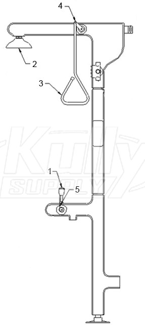 Speakman SE-7001 Heat-Traced Unit Parts Breakdown 