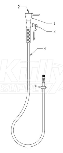 Speakman SE-920 Drench Hose Parts Breakdown