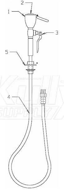 Speakman SE-921 Drench Hose Parts Breakdown