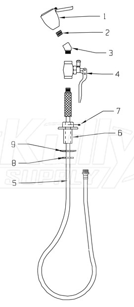 Speakman SE-922 Drench Hose Parts Breakdown