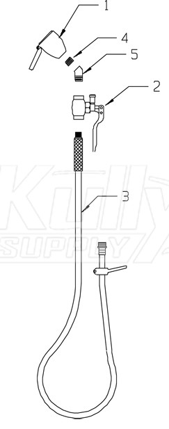 Speakman SE-926 Drench Hose Parts Breakdown