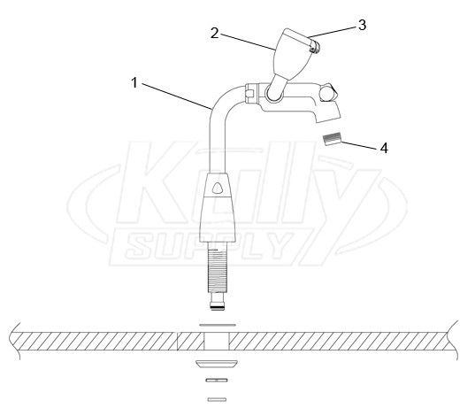 Speakman SEF-1000 Faucet Eyewash Parts Breakdown 