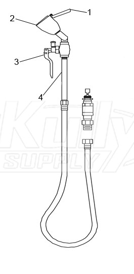 Speakman SEF-9200 Drench Hose Parts Breakdown