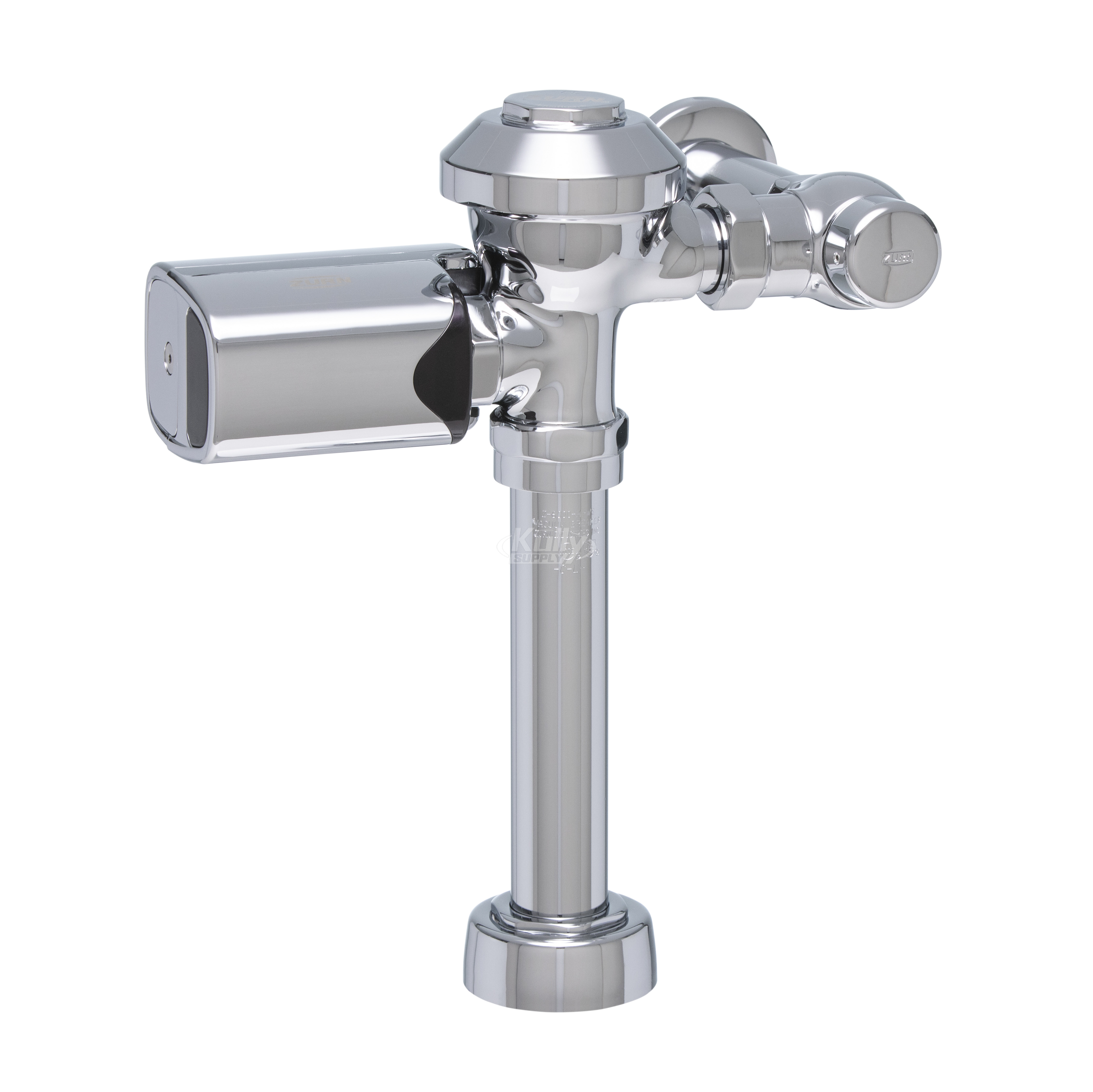 Zurn ZER6000AV-ONE-SM AquaSense Exposed Sensor 1.1 GPF Flush Valve with Chrome Plated Metal Cover