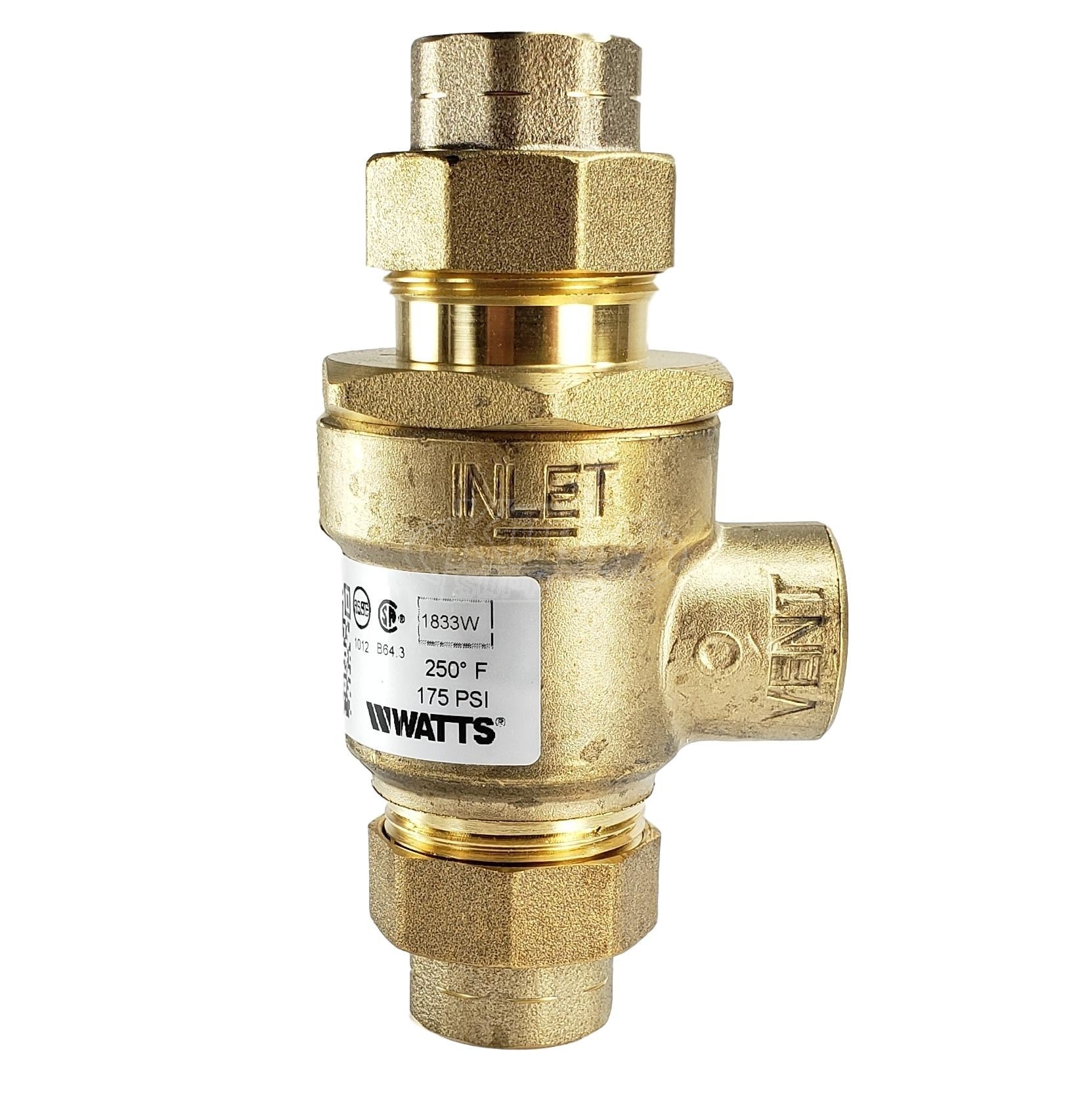 1 1 2 backflow preventer valve