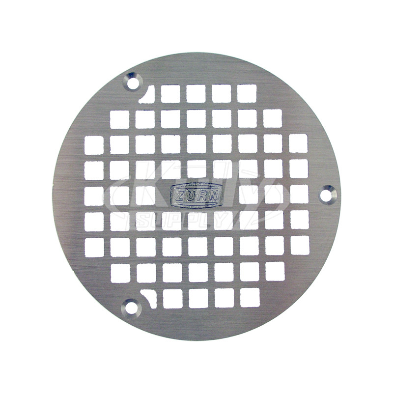 Zurn 46243-1 PN400-5B-STR Flat Round Drain Grate 5 OD Zn