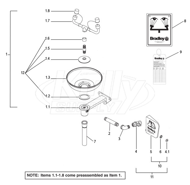 Bradley S19 220 Parts Breakdown Kullysupply Com