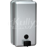 ASI 0347 Horizontal Liquid Soap Dispenser, Surface Mounted