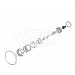 Sloan C-40-A Pedal Assembly (for 10-3/4" Wall Depth)