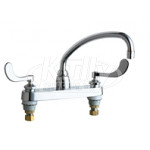 Chicago 1100-L9-317ABCP Hot and Cold Water Sink Faucet