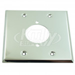 Sloan HY-40 Two Gang Wall Plate 4-1/2"