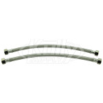 Zurn P6900-SSH-2 Supply Hose 3/8" x 3/8" x 12" (from Stop to MV)