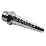 Chicago E7TJKCP 3/8" - 18 NPT Male Laboratory Serrated Nozzle Outlet