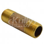 Bradley 113-852 Brass Pipe 3/8" X 2"