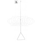 Bradley 128-156C Drench Shower Pull Rod 48"