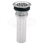 Haws 6458 Waste Strainer Chrome 4"