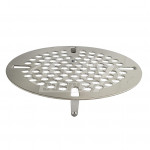 T&S Brass 010386-45VR Vandal-Resistant Locking Flat Strainer For 3-1/2" Waste Drain