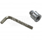 T&S Brass 019652-40 Hex Swivel Assembly for 3/8" Hose Reel