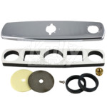 Sloan ETF-432-A 8" Center Set Trim Plate Kit