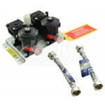 Willoughby PML2105XXS PML2 Dual Temp Pneumatic 0.5GPM Valve Assembly (No Pushbuttons or Tubing)