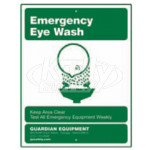 Guardian 250-007G Eyewash Sign