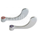 Chicago 317-PRJKCP 4" Wristblade Handle w/ Hot & Cold Index Buttons