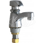 Chicago 335-E12COLDABCP Single Supply Metering Sink Faucet