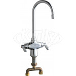 Chicago 50-TABCP Hot and Cold Water Mixing Sink Faucet