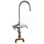 Chicago 50-TE35ABCP Hot and Cold Water Mixing Sink Faucet