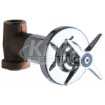 Chicago 770-COLDABCP Cold Water Concealed Straight Valve