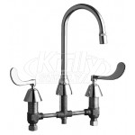 Chicago 786-E29XKABCP E-Cast Concealed Kitchen Sink Faucet
