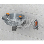 Guardian GFR1814 Freeze-Resistant Wall-Mounted Eyewash (with Stainless Steel Receptor) for 10" Wall Thickness