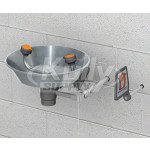 Guardian GFR1814 Freeze-Resistant Wall-Mounted Eyewash (with Stainless Steel Receptor) for 10" Wall Thickness
