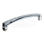 Chicago L8JKABCP 8" L Type Swing Spout 