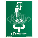 Haws SP178 Drench Shower / Eyewash Sign